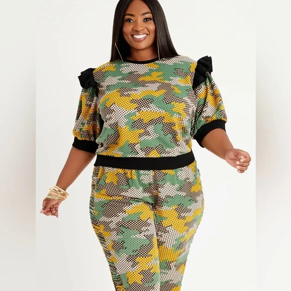 Blouse Ashley Stewart Taille 16 - Neuve Avec étiquette - V-neck Manches évasées